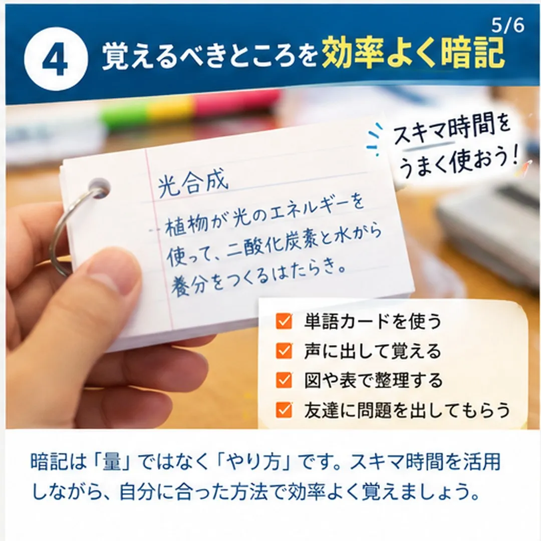 テスト前、『何からやればいいか分からない』で止まってない？📚