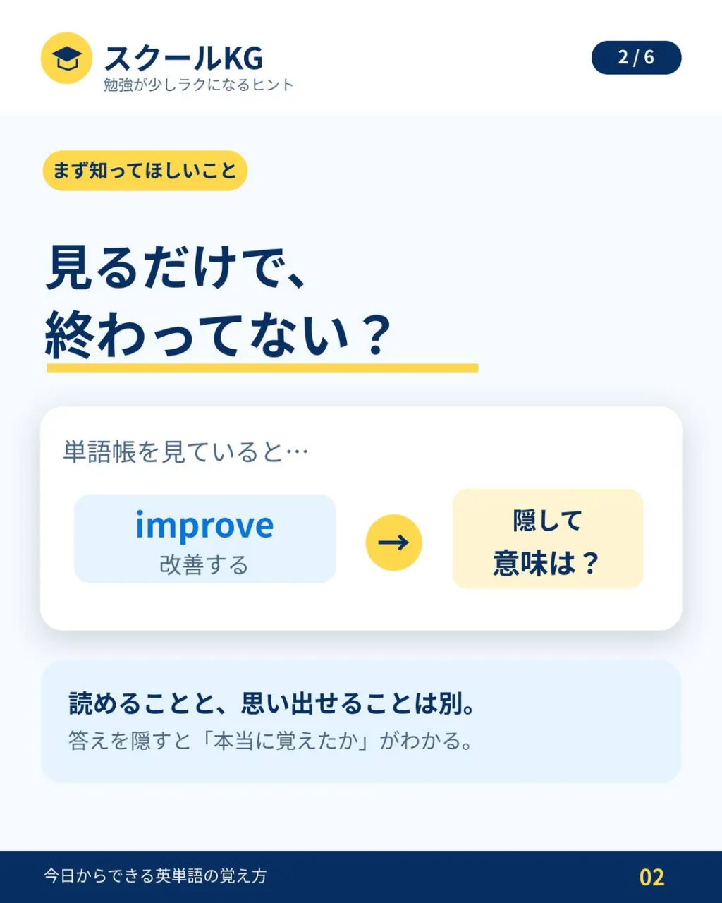 英単語、覚えたはずなのに次の日には忘れてる…？📖